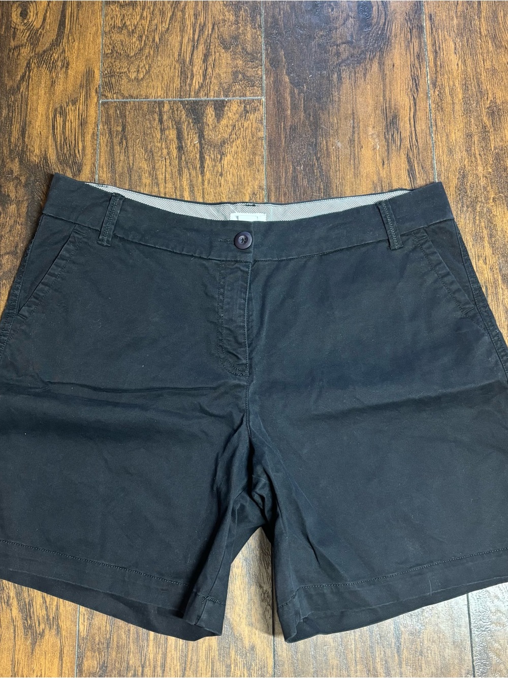 Women’s Crown & Ivy Black Casual Cotton Shorts Size 12